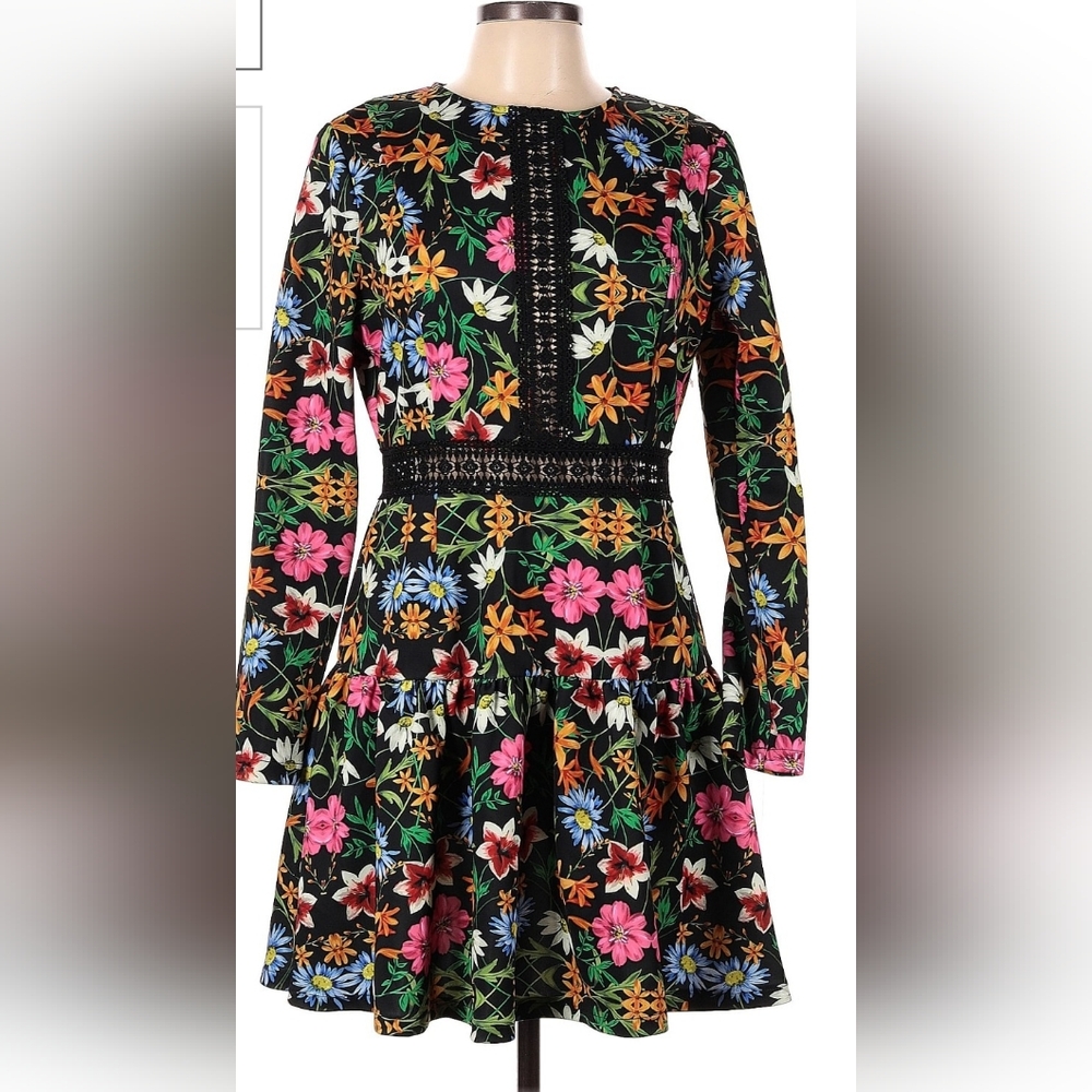 Alexia Admor black floral dress